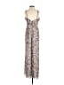 Guess 100% Polyester Paisley Silver Jumpsuit Size M - photo 2