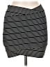 BCBGMAXAZRIA Stripes Black Casual Skirt Size M - photo 1