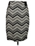 Maurices Chevron-herringbone Gray Casual Skirt Size M - photo 2