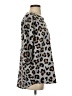 Lovely Souls Animal Print Gray Poncho Size S - photo 4