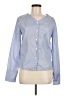 WeiMei Blue Long Sleeve Blouse Size 8 - photo 1