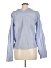 WeiMei Blue Long Sleeve Blouse Size 8 - photo 2