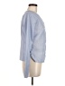WeiMei Blue Long Sleeve Blouse Size 8 - photo 4