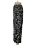 Chico's 100% Rayon Print Black Casual Pants Size Med (1.5) - photo 5
