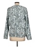 Cooper & Ella 100% Polyester Gray Long Sleeve Blouse Size Lg (3) - photo 2