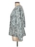 Cooper & Ella 100% Polyester Gray Long Sleeve Blouse Size Lg (3) - photo 5