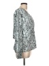 Cooper & Ella 100% Polyester Gray Long Sleeve Blouse Size Lg (3) - photo 4