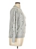 Ann Taylor LOFT Polka Dots Gray Pullover Sweater Size XL - photo 4