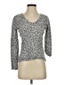 Pierre Cardin Animal Print Gray Pullover Sweater Size S - photo 1
