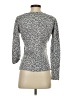 Pierre Cardin Animal Print Gray Pullover Sweater Size S - photo 2