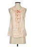 J.Crew 100% Cotton Orange Sleeveless Blouse Size 0 - photo 1