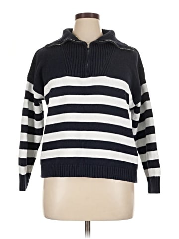 Aqua Pullover Sweater (view 1)