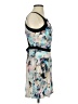Parker Print Blue Black Cocktail Dress Size XS (estimated) - photo 4