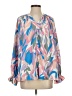 Entro 100% Polyester Pink 3/4 Sleeve Blouse Size S - photo 1