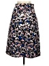 J.Crew 100% Polyester Print Blue Casual Skirt Size 00 - photo 2