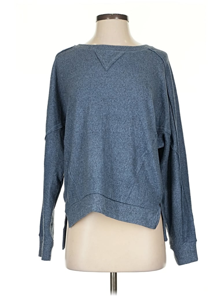 Pre-owned Emily Daniels Pullover Sweater In Blue