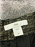 Gap 100% Polyester Metallic Black Casual Skirt Size 10 - photo 4