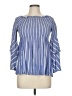 Bardot 100% Viscose Blue Purple 3/4 Sleeve Blouse Size 6 - photo 1