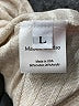 Maison Garrison Metallic Tan Pullover Sweater Size L - photo 4