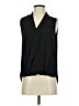 Lush 100% Polyester Black Sleeveless Blouse Size S - photo 1