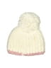 Laura Ashley 100% Acrylic Ivory White Beanie Size 6-12 mo - photo 1