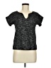 Jaeger Tweed Black Short Sleeve Top Size M - photo 1