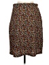 Le Lis Print Brown Casual Skirt Size M - photo 2