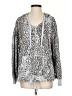 Vintage Havana Animal Print Silver Pullover Sweater Size S - photo 1