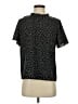 Shein 100% Polyester Polka Dots Black Short Sleeve Blouse Size 4 - photo 1