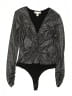 Scripted Silver Bodysuit Size M - photo 1