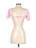 Shein 100% Polyester Pink Short Sleeve Top Size 4 - photo 2