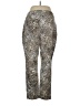 Chico's Animal Print Gold Casual Pants Size Lg (2.5) - photo 2