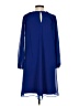 DKNY 100% Polyester Solid Blue Cocktail Dress Size 4 - photo 2