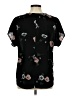 West K 100% Polyester Black Short Sleeve Blouse Size M - photo 2