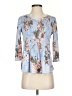 Alya Blue 3/4 Sleeve Blouse Size XS - photo 1