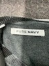 Pure Navy 100% Cotton Camo Black Gray Pullover Sweater Size S - photo 7