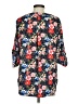 Q&A 100% Polyester Floral Black 3/4 Sleeve Blouse Size S - photo 2