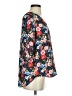 Q&A 100% Polyester Floral Black 3/4 Sleeve Blouse Size S - photo 4