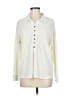 Fashion Ivory Long Sleeve Blouse Size M - photo 1