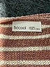 Be Cool Stripes Brown Pullover Sweater Size Med - Lg - photo 7