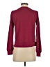 Ann Taylor LOFT Solid Burgundy Sweatshirt Size XS - photo 2