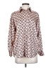 Zara Print Pink Long Sleeve Blouse Size S - photo 1