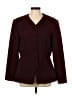 Assorted Brands 100% Polyester Burgundy Blazer Size 14 - photo 1