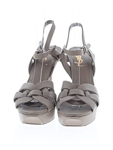 Yves Saint Laurent Tribute Leather Heels (view 2)