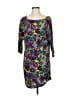 BCBGMAXAZRIA Print Purple Casual Dress Size M - photo 1