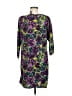 BCBGMAXAZRIA Print Purple Casual Dress Size M - photo 2