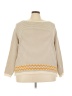 Unbranded 100% Polyester Stripes Ivory Pullover Sweater Size 5X - photo 1