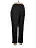 Liz Claiborne Houndstooth Black Casual Pants Size L - photo 2