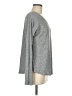 Straight Down Metallic Gray Pullover Sweater Size M - photo 4