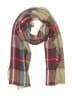 Unbranded 100% Acrylic Plaid Brown Tan Scarf One size - photo 1